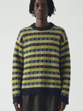 Wool Blend Jacquard Sweater